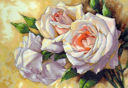 Белые розы от ТМ Dimensions