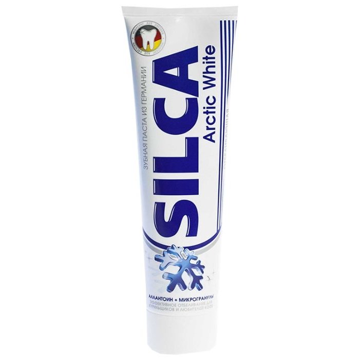 Silca-arctic-white Рейтинг ТОП 7 лучших отбеливающих зубных паст: плюсы и минусы, характеристики, отзывы, цены%obz