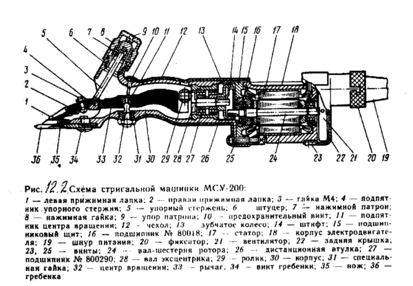 МСУ-200. Схема устройства