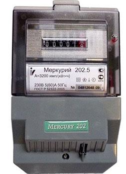 Меркурий 202.5 5-60А/220В кл.т.1,0