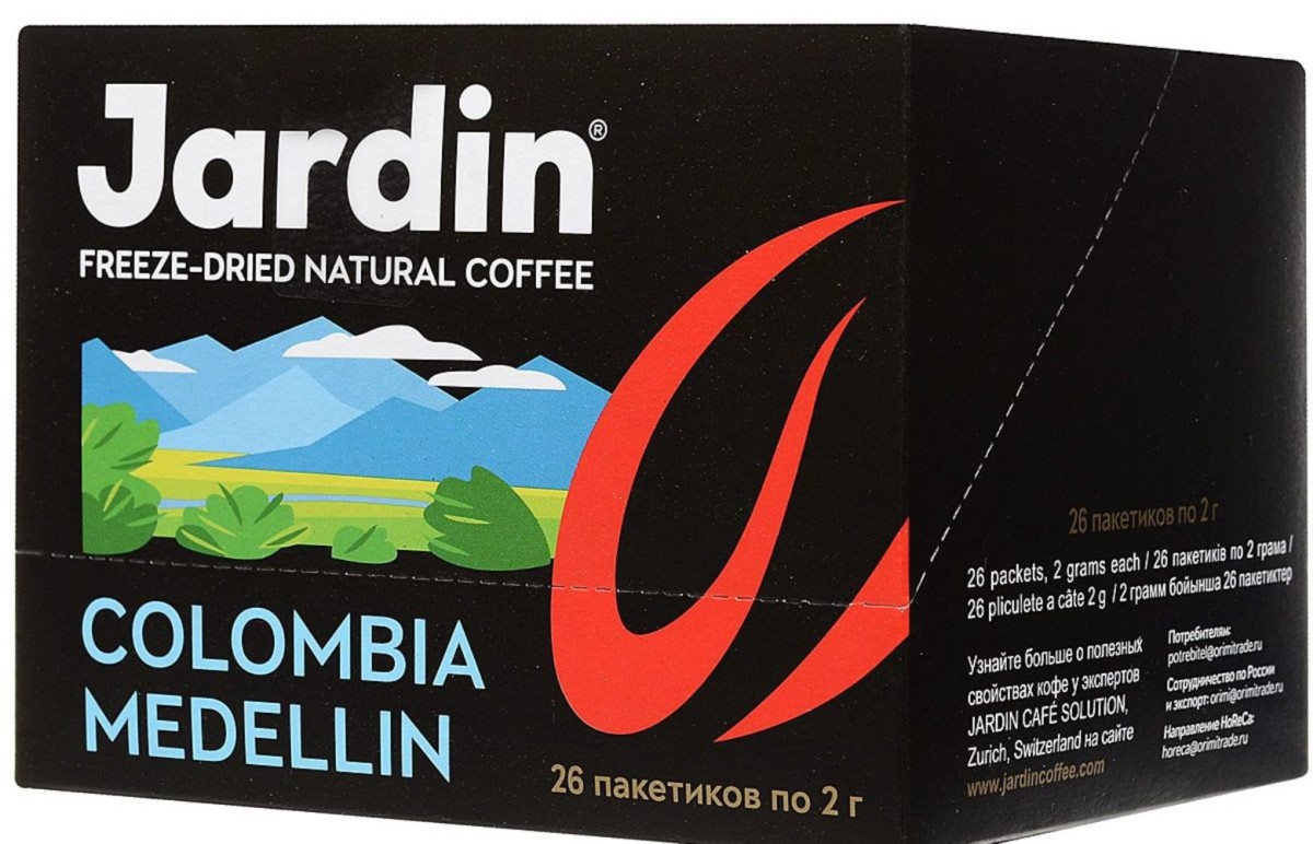 Jardin Colombia Medellin растворимый кофе в пакетиках