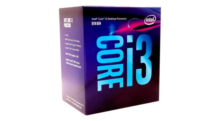 Процессоры Intel Core i3-8100.